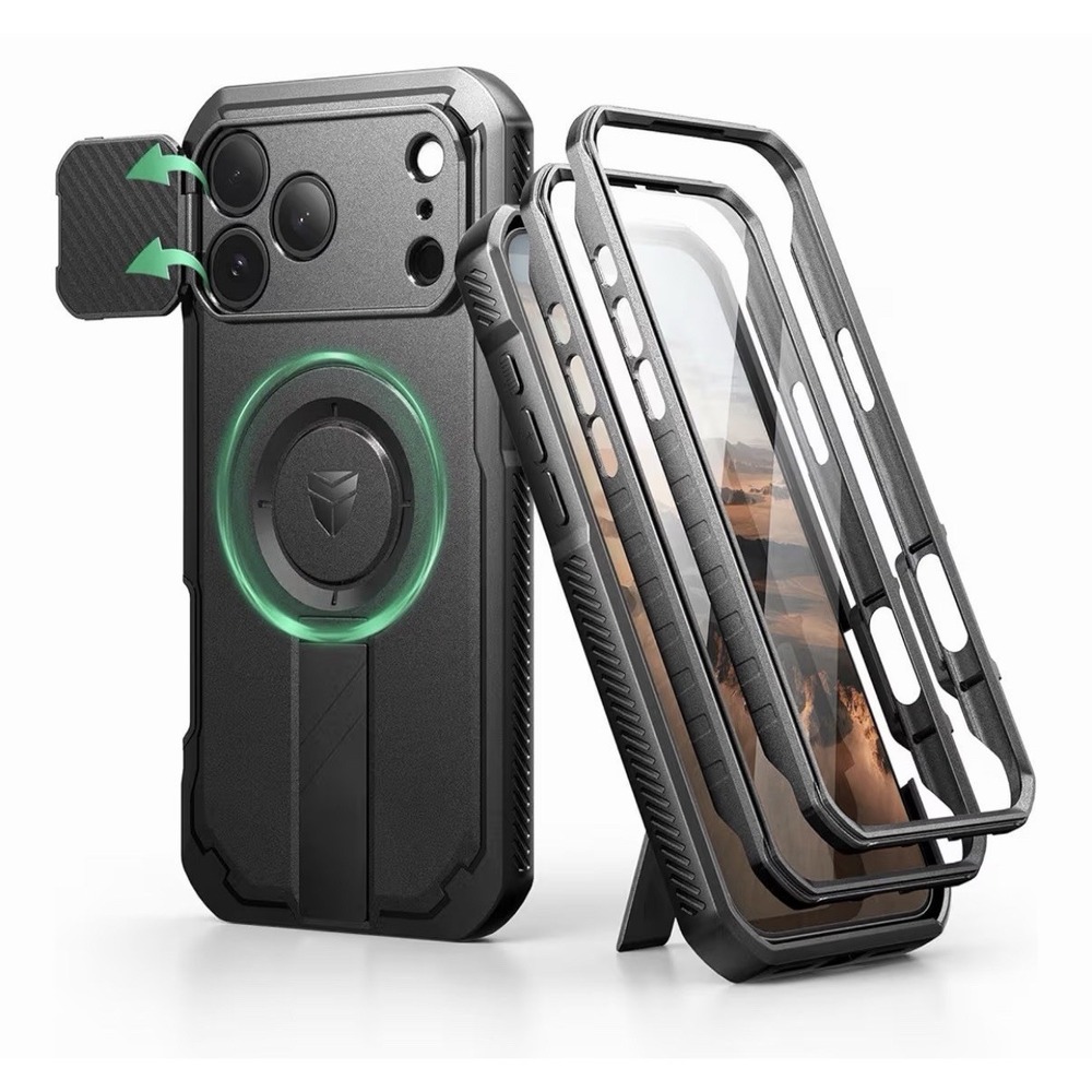 DEXNOR Magnetic Case for iPhone 17 Pro Max with Camera Cover